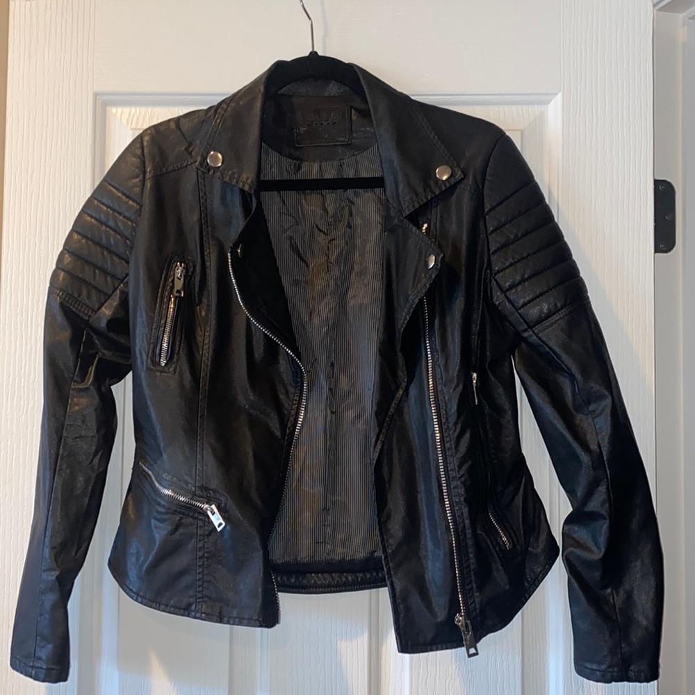 BlankNYC moto leather jacket